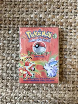 Pokemon Factory Sealed Brushfire Theme Deck From Base Set SHADOWLESS 1999 WOTC - Image 1