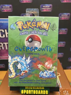 1999 WOTC Pokemon TCG Base Set Overgrowth Theme Deck Vintage FACTORY SEALED - Image 1