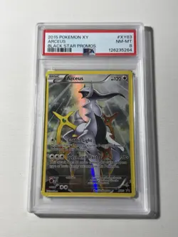 2015 Pokemon XY Arceus Black Star Promos PSA Grade 8 NM-MT - Image 1