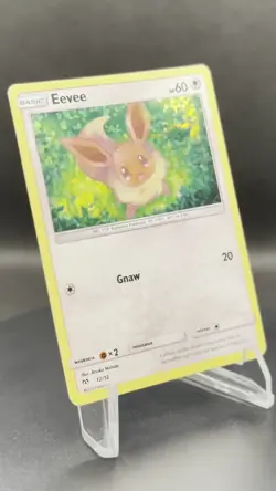 🍔 Pokemon TCG - Eevee 12/12 - McDonald’s Promo (2019) - Speckled Holo - HP - Image 2