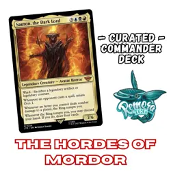 Sauron, The Dark Lord Custom Commander Deck | Ready-to-play LoTR EDH | MTG - Image 1