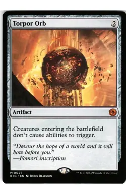1x MTG Torpor Orb - OTJ The Big Score Mythic! NM Mint! - Image 1