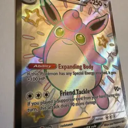 Pokemon Card TCG - Wigglytuff ex 222/091 Shiny Ultra Rare Paldean Fates Full Art - Image 3