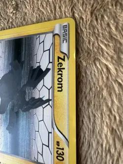 2011 Pokemon TCG Black & White Zekrom Black Star Promo Holo Rare BW005 LP - Image 4