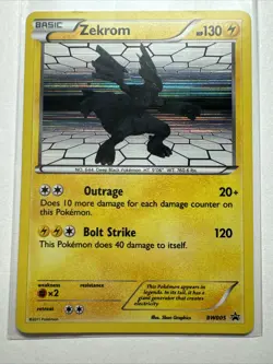 Pokemon TCG Zekrom Black and White Promos BW005 - Image 1