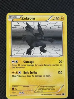 Zekrom BW005 Holo Black Star Promo Black & White Pokemon TCG - Image 1