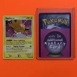 Zapdos Holo Rare 14/100 HP Pokemon Card Majestic Dawn DP Diamond Pearl Platinum - Image 1