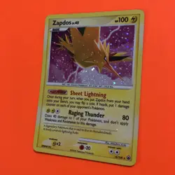 Zapdos Holo Rare 14/100 HP Pokemon Card Majestic Dawn DP Diamond Pearl Platinum - Image 3