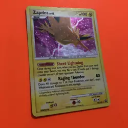 Zapdos Holo Rare 14/100 HP Pokemon Card Majestic Dawn DP Diamond Pearl Platinum - Image 4
