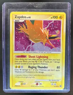 2008 Pokemon Diamond & Pearl Majestic Dawn Zapdos Holo #14/100 - Image 1