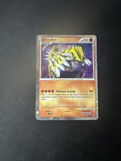 2011 Pokemon Groudon Call of Legends Shiny Holo Rare #SL4 Moderately Played - Image 1