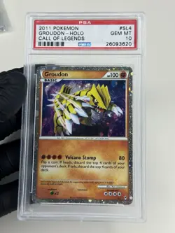 PSA 10 Shiny Groudon Holo #SL4 Call of Legends 2011 rare pokemon 1 / 17 PSA 10 - Image 1