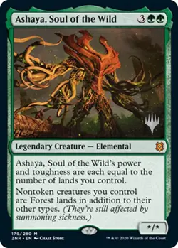 Ashaya, Soul of the Wild - Promo Pack Foil Zendikar Rising (PPZNR) NM - Image 1