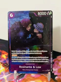 Rosinante & Law (Alternate Art) EB04-038 The Azure Sea's Seven Foil English - Image 1