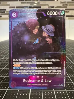 Rosinante & Law (Alternate Art) EB04-038 The Azure Sea's Seven Foil English - Image 1