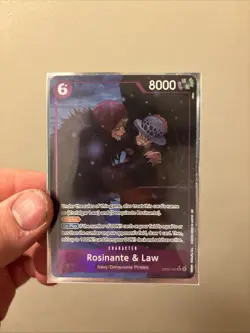 Rosinante & Law (Alternate Art) EB04-038 The Azure Sea's Seven Foil ENGLISH - Image 1