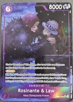 Rosinante & Law (Alternate Art) EB04-038 The Azure Sea's Seven Foil OP14 - Image 1