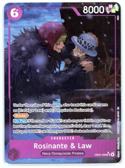 2026 Rosinante & Law (Alternate Art) SR The Azure Sea's Seven EB04-038 NM - Image 1