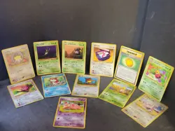 Lot Of 12 Vintage Japanese Pokemon Cards GOOD CONDITION 1990s - Image 1