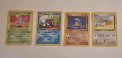 1990'S POKEMON CARD GAME LOT 12 CARDS W/BK 1ST MOVIE PROMO EX - Image 2