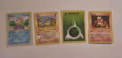 1990'S POKEMON CARD GAME LOT 12 CARDS W/BK 1ST MOVIE PROMO EX - Image 3