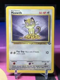 Pokemon Card Lot - Meowth/Persian - Jungle/Team Rocket/Korean Eevee Heroes - Lp - Image 4