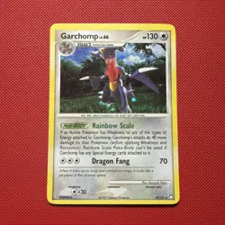 Pokemon Garchomp 2007 LV.66 Holo Card 9/123 Mysterious Treasures NM - Image 1