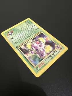 Koga’s Weezing 50/132 Gym Challenge Unlimited 2000 Pokemon Card Uncommon NM - Image 4