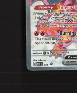 Charizard ex SVP056 Scarlet & Violet Full Art Black Star Promo Pokemon Card NM - Image 5