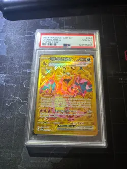 2023 POKEMON OBF EN-OBSIDIAN FLAMES HYPER RARE #228 CHARIZARD EX PSA 10 - Image 2