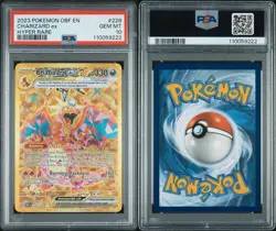 2023 Pokemon OBF En-Obsidian Flames Charizard EX #228 Hyper Rare PSA 10 - Image 3