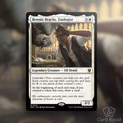 MTG Bennie Bracks, Zoologist 0057 Commander: Murders at Karlov Manor MKC - Image 1
