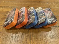 One Piece Tcg Tin Set Of 5! TS-02 OP-13 Volume 2, Factory Sealed, READY TO SHIP! - Image 4
