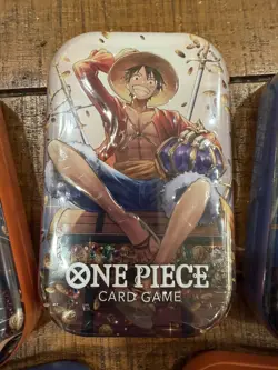 One Piece Tcg Tin Set Of 5! TS-02 OP-13 Volume 2, Factory Sealed, READY TO SHIP! - Image 5