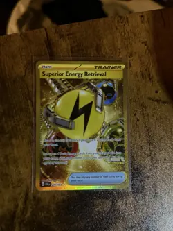 Pokemon Superior Energy Retrieval Holo Gold Card 277/193 Sv02 Paldea Evolved - Image 1