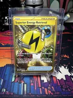 Superior Energy Retrieval 277/193 NM/M SV02 Paldea Evolved Gold Pokemon TCG - Image 1
