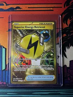 Superior Energy Retrieval 277/193 NM/M SV02 Paldea Evolved Gold Pokemon TCG - Image 2