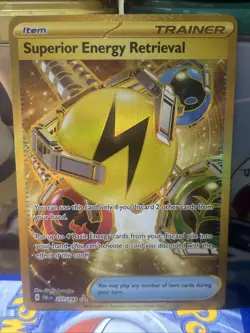 Superior Energy Retrieval - 277/193 - Gold Hyper Rare Pokemon Paldea Evolved NM - Image 1
