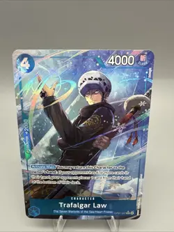 One Piece Card Game 500 Years in the Future OP07-047 Trafalgar Law Alt Art - Image 1
