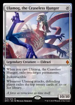 [1x] Ulamog, the Ceaseless Hunger - Near Mint, English - Battle for Zendikar MTG - Image 1