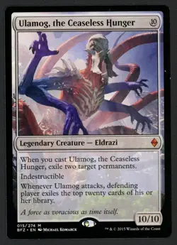 ***Ulamog, the Ceaseless Hunger*** MTG Battle for Zendikar Magic Kid Icarus - Image 1