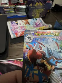 Pokemon TCG Mega Lucario EX Card 179/132 Mega Evolution Sir - Image 2