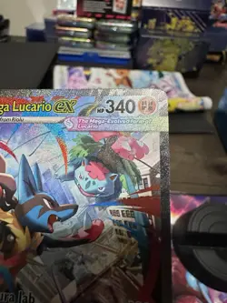Pokemon TCG Mega Lucario EX Card 179/132 Mega Evolution Sir - Image 3