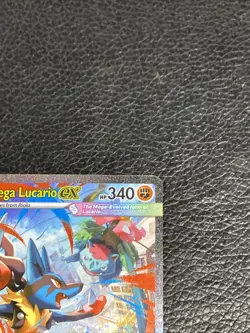 B6 Mega Lucario ex 179/132 SIR Pokemon Card English ME01 Mega Evolution TCG CCG - Image 3