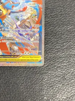 B6 Mega Lucario ex 179/132 SIR Pokemon Card English ME01 Mega Evolution TCG CCG - Image 4