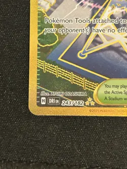 Jamming Tower Destined Rivals 243/182 Pokemon Trainer Card TCG Gold Hyper Rare - Image 5