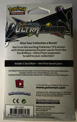 Pokemon TCG Sun & Moon Ultra Prism Hanger Box Factory Sealed - Image 2