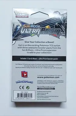 Pokemon TCG Sun & Moon Ultra Prism Hanger Box Factory Sealed - Image 2