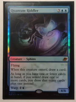Quantum Riddler MTG Edge of Eternities (0072) (FOIL) (Near Mint) - Image 1