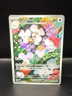 Pokemon Maushold 226/193 Sv02: Paldea Evolved Holo Illustration Rare English - Image 1